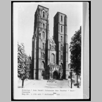 Westfassade, Aufn. um 1900, Foto Marburg.jpg